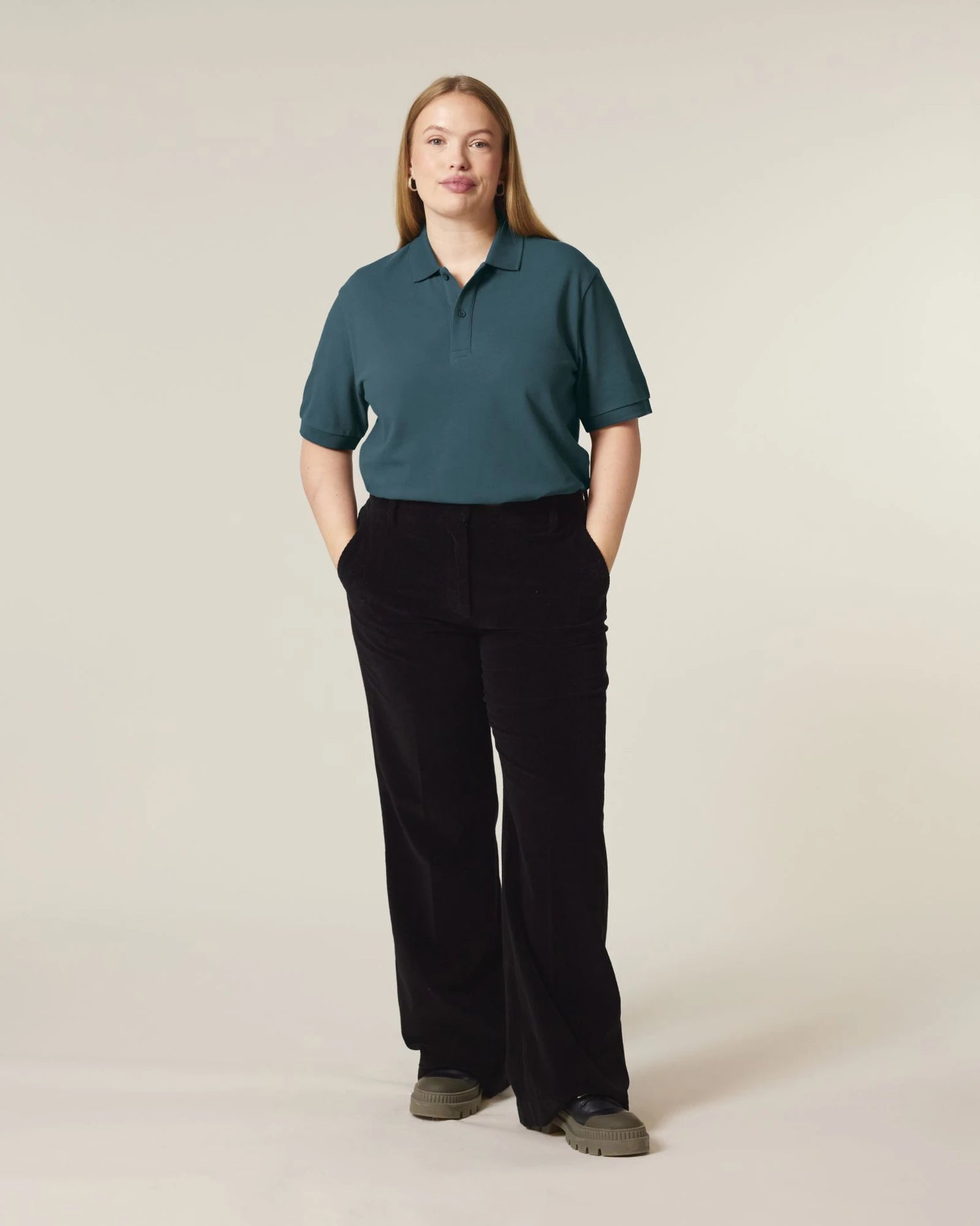 Polo lange mouwen Stanley/Stella om te personaliseren - 58
