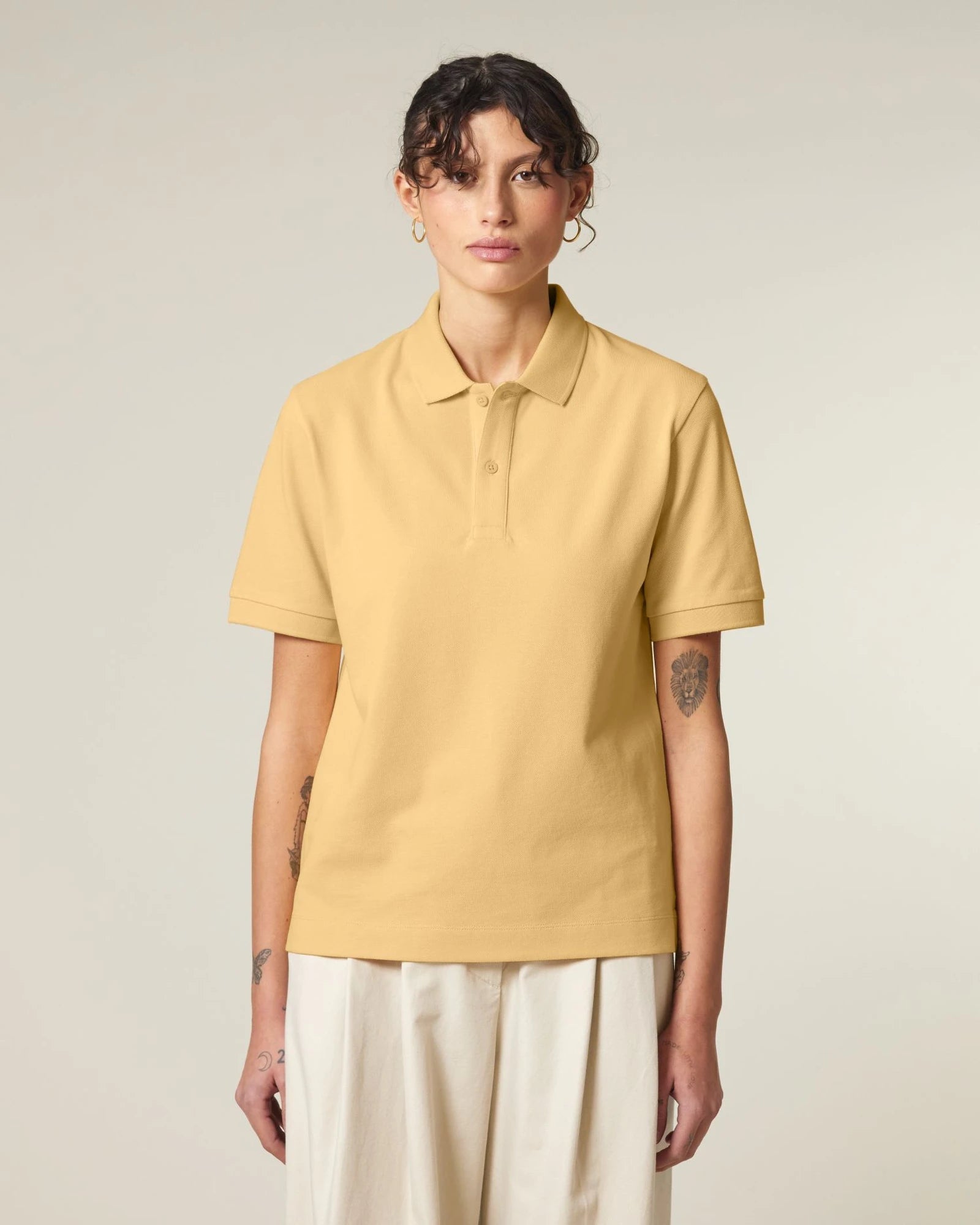 Polo lange mouwen Stanley/Stella om te personaliseren - 32