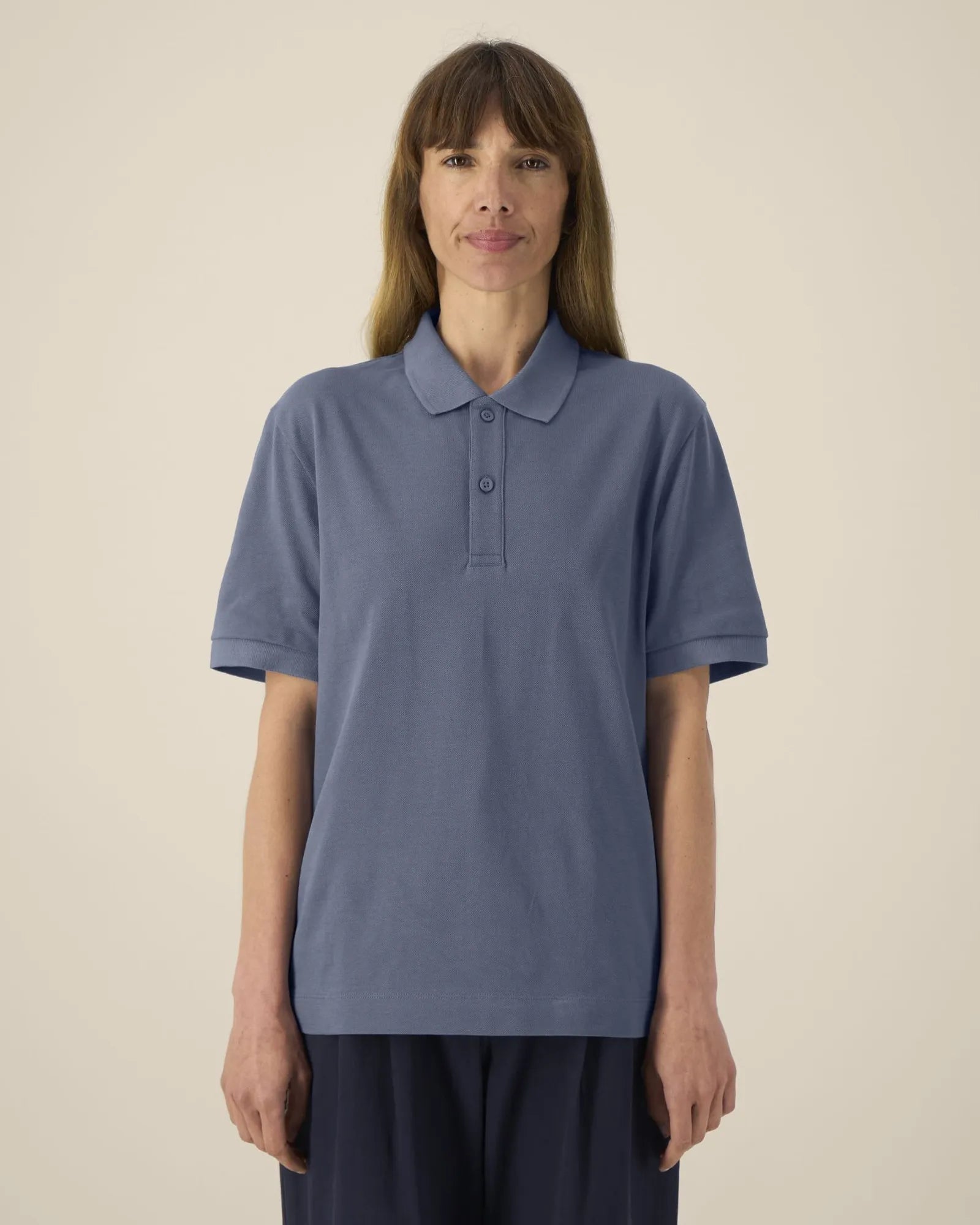 Polo lange mouwen Stanley/Stella om te personaliseren - 12