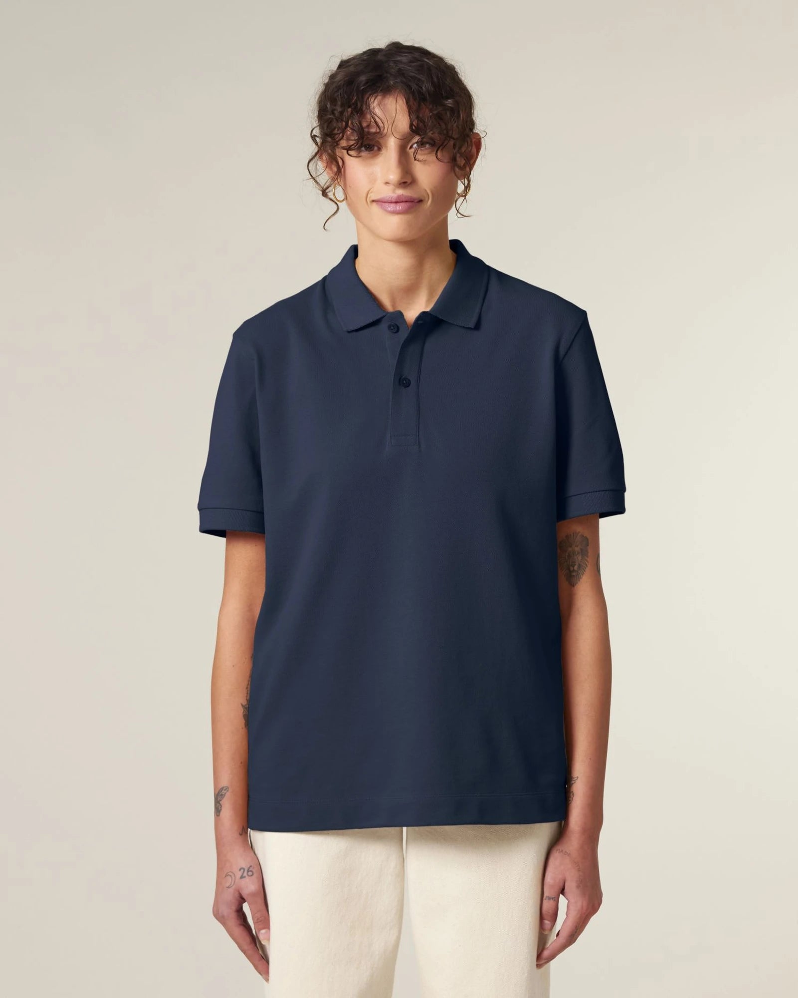 Polo lange mouwen Stanley/Stella om te personaliseren - 23