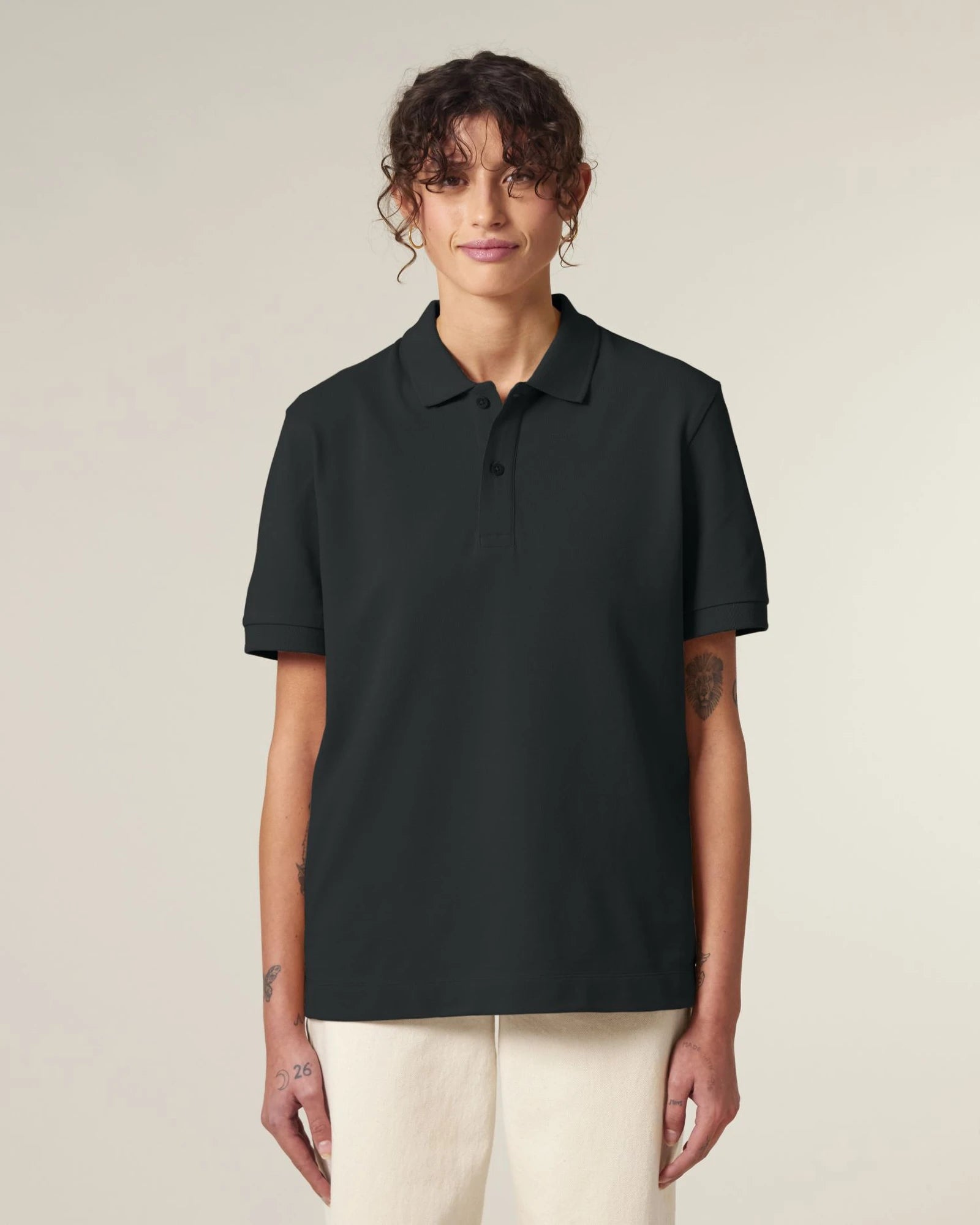 Polo lange mouwen Stanley/Stella om te personaliseren - 17