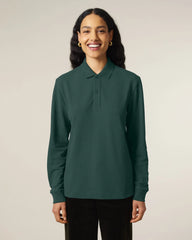 Polo lange mouwen Stanley/Stella om te personaliseren - 24