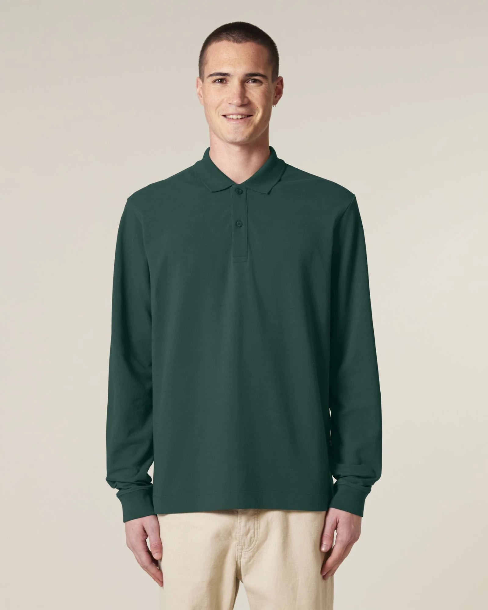 Polo lange mouwen Stanley/Stella om te personaliseren - 22