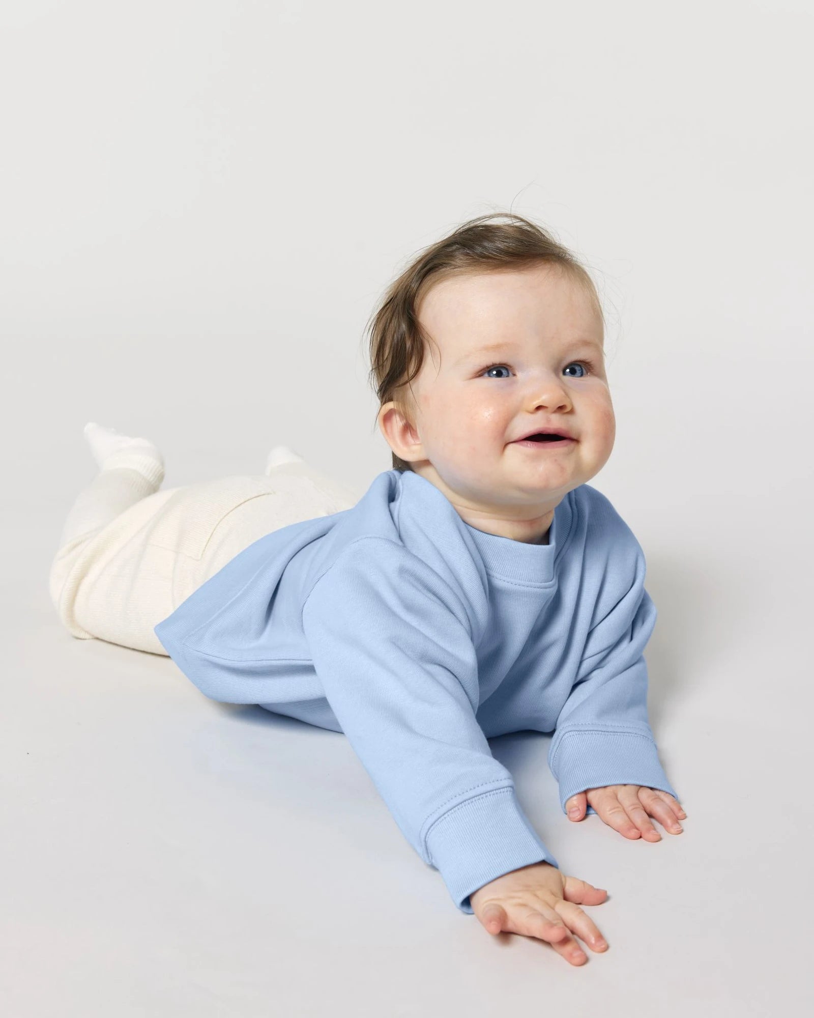 Kinder sweater bio-katoen om te personaliseren - Blue Soul