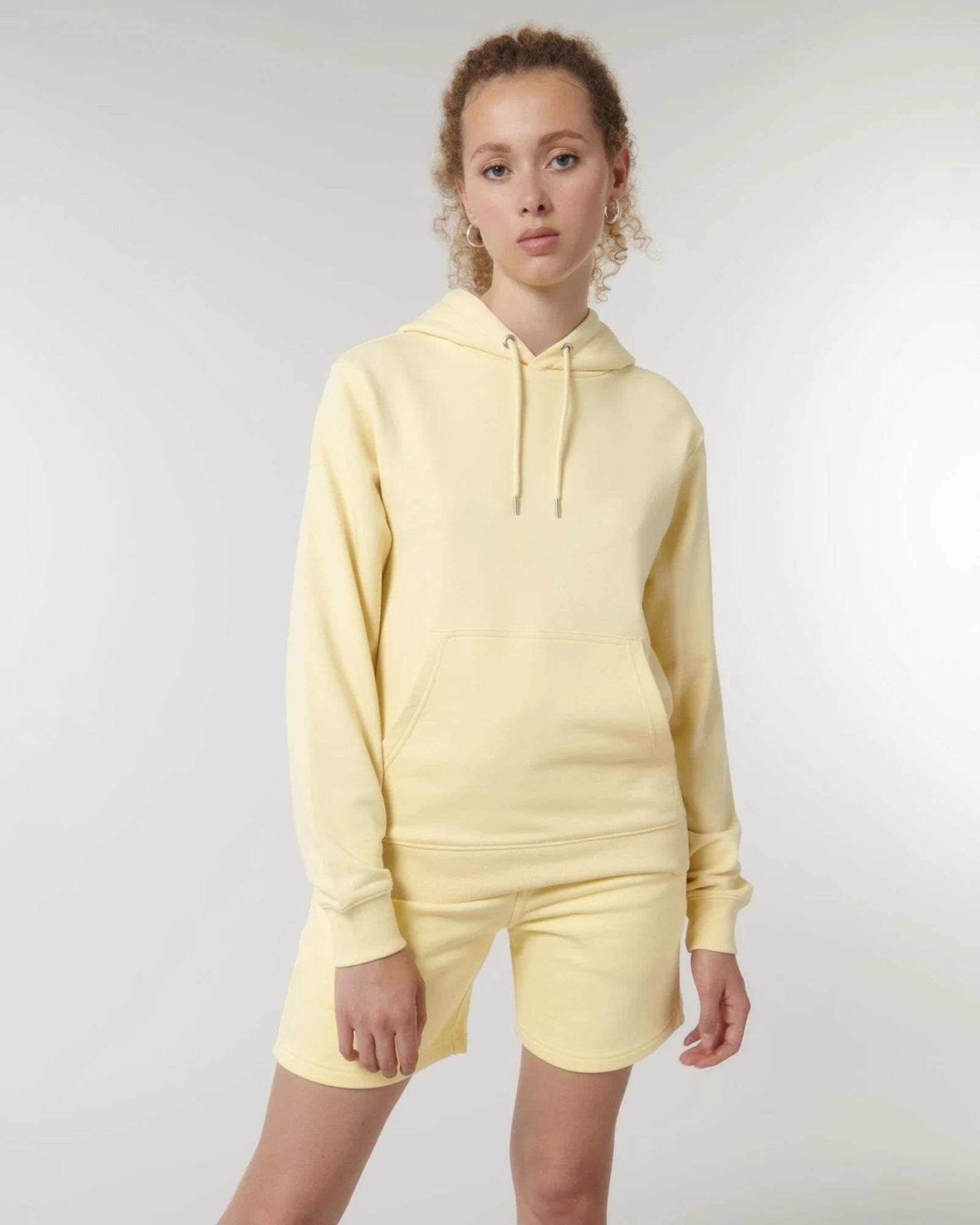 Hoodie biologisch katoen Stanley/Stella om te personaliseren - Boter