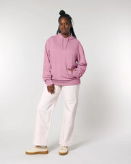 Hoodie biologisch katoen Stanley/Stella om te personaliseren - Garment Dyed bubbelroze