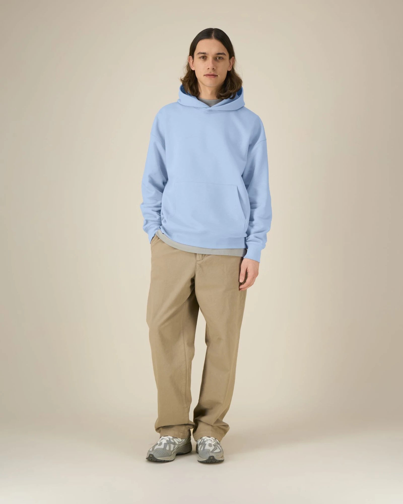 Hoodie biologisch katoen Stanley/Stella om te personaliseren - Blue Soul