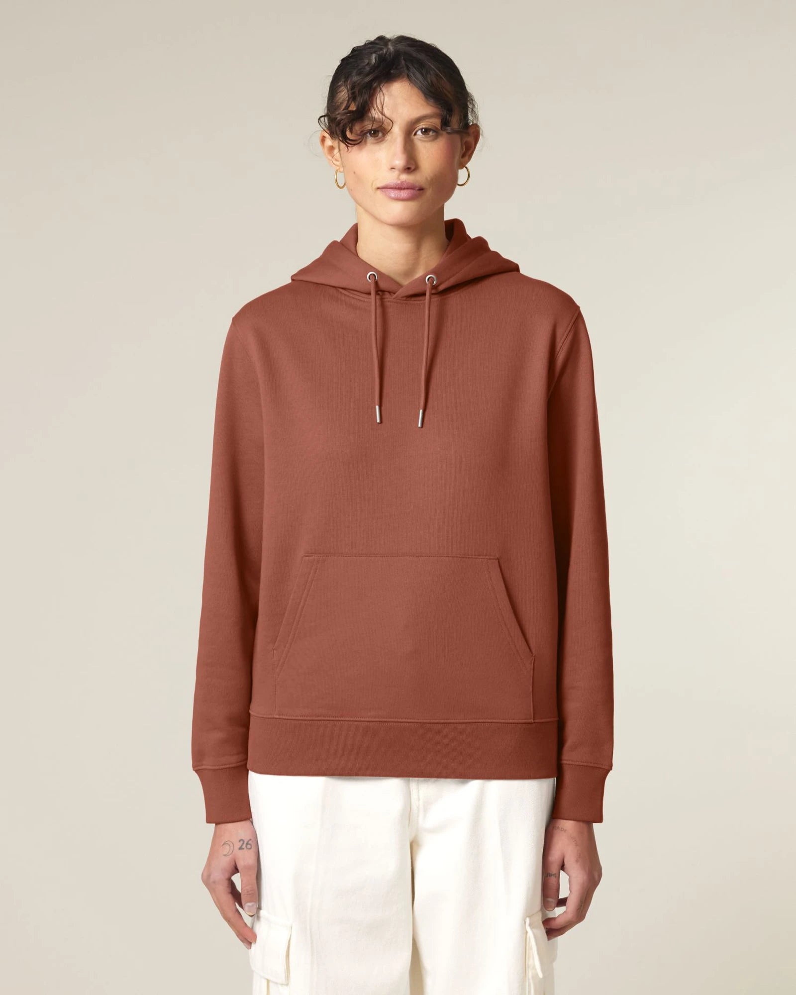 Hoodie biologisch katoen Stanley/Stella om te personaliseren - 124