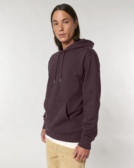 Hoodie biologisch katoen Stanley/Stella om te personaliseren - Roodbruin