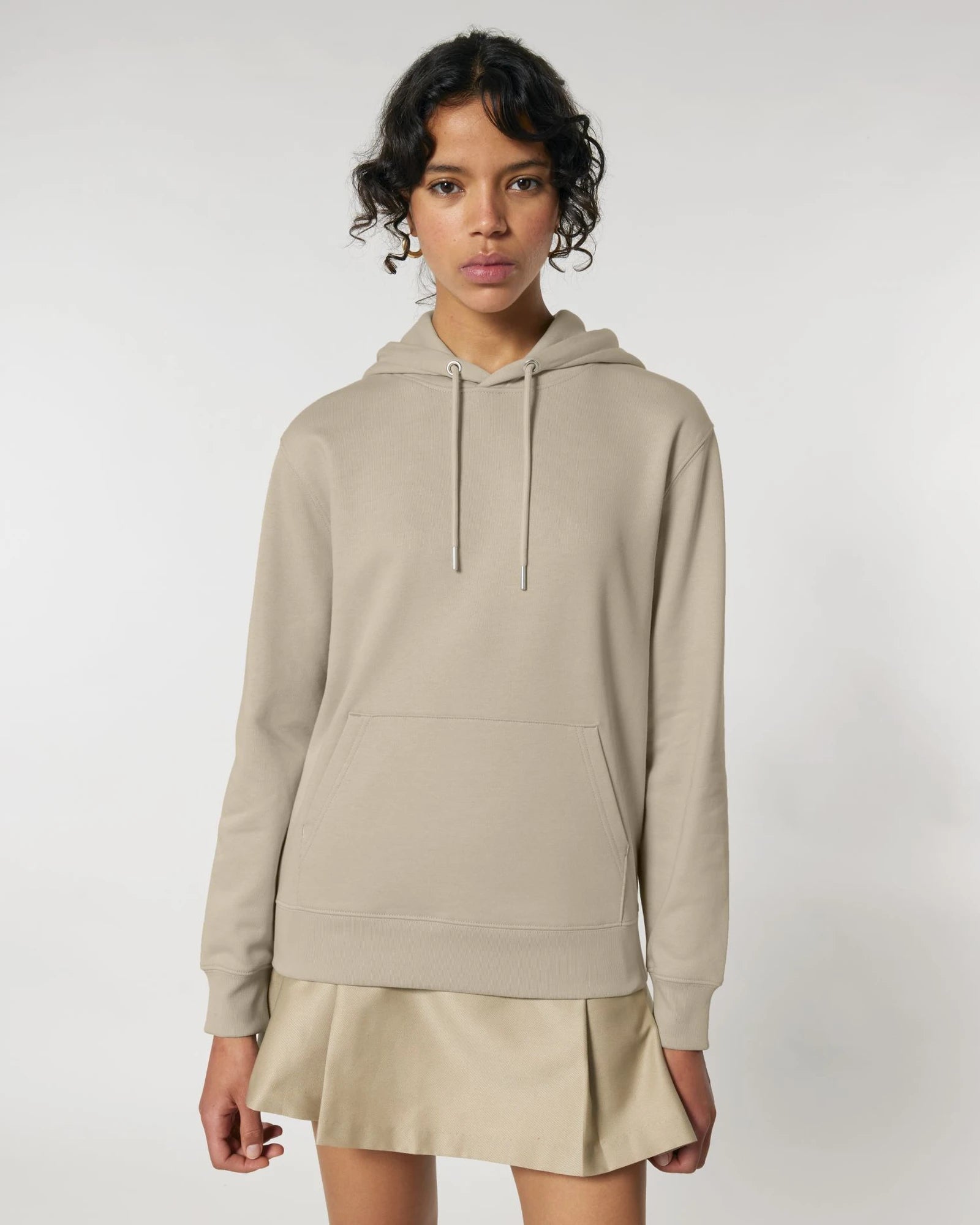 Hoodie biologisch katoen Stanley/Stella om te personaliseren - Woestijnzand