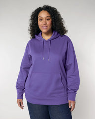 Hoodie biologisch katoen Stanley/Stella om te personaliseren - Purple Love