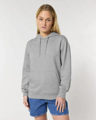 Hoodie biologisch katoen Stanley/Stella om te personaliseren - Gemêleerd grijs