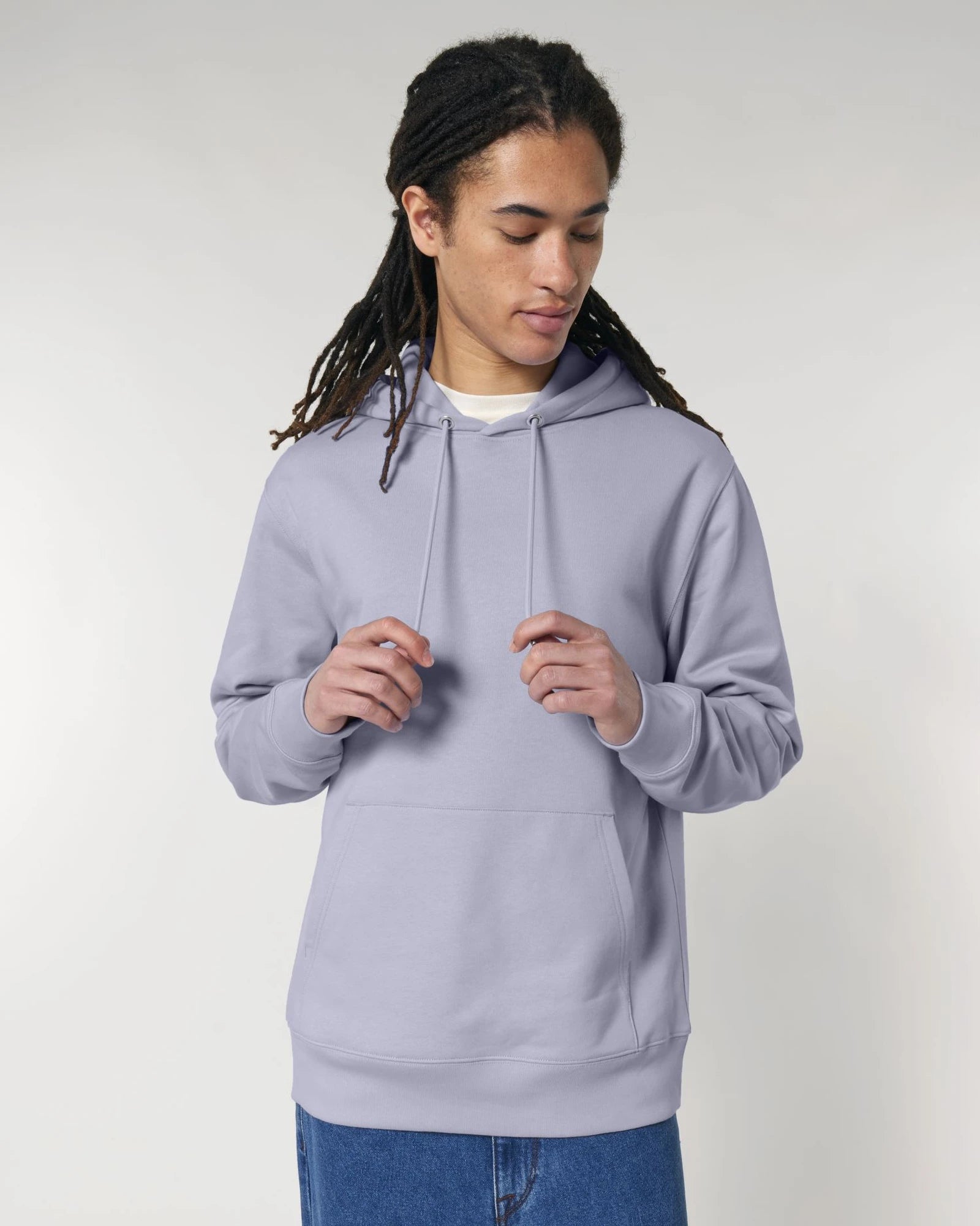 Hoodie biologisch katoen Stanley/Stella om te personaliseren - Lavendel