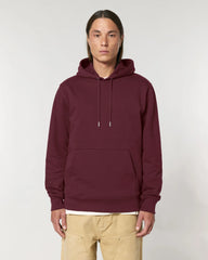 Hoodie biologisch katoen Stanley/Stella om te personaliseren - Bordeauxrood