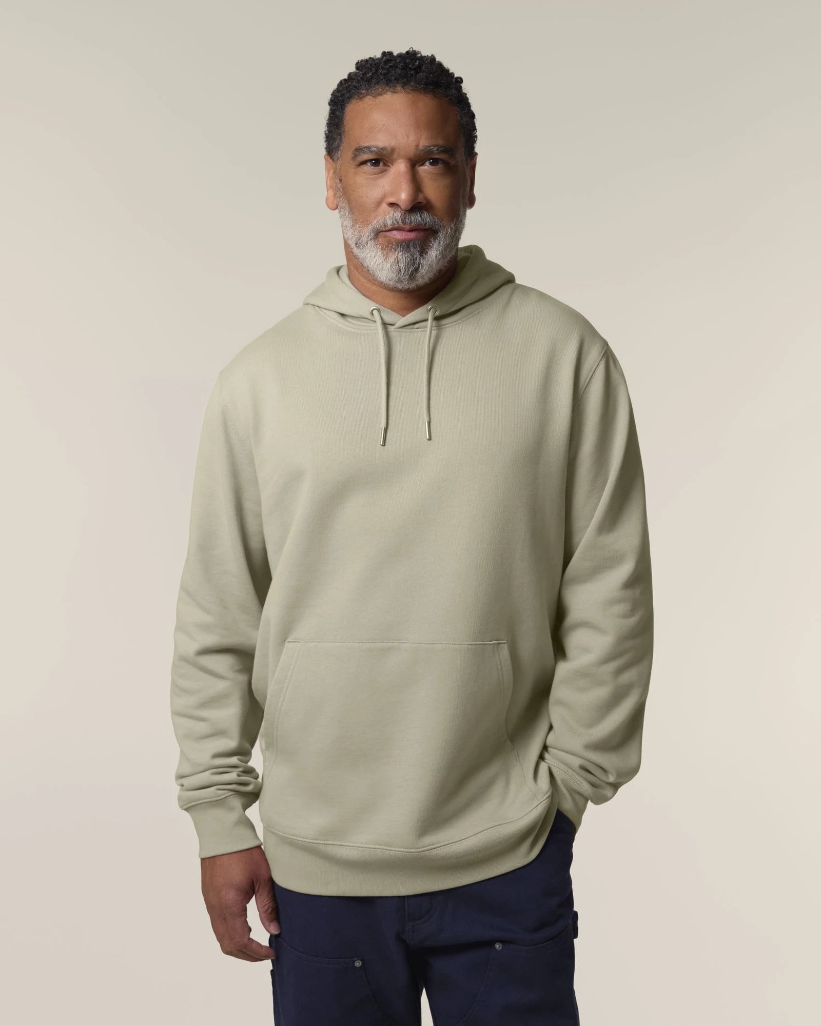 Hoodie biologisch katoen Stanley/Stella om te personaliseren - Steengrijs