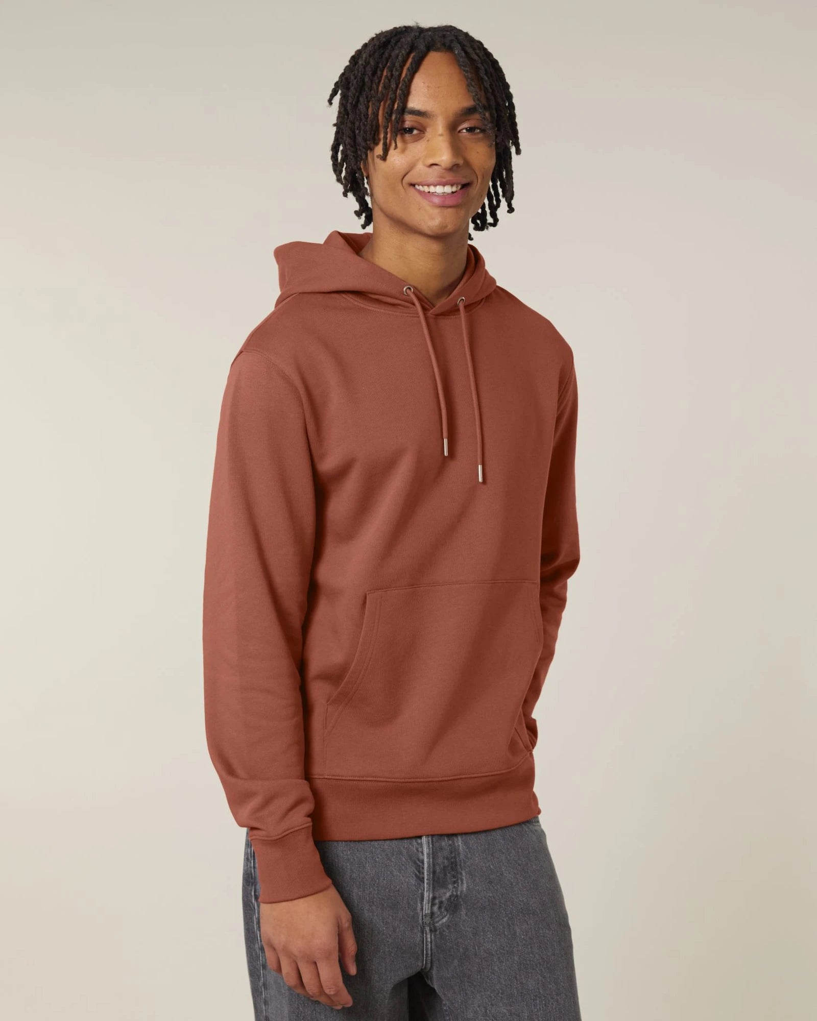 Hoodie biologisch katoen Stanley/Stella om te personaliseren - Heritage bruin