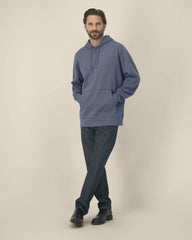 Hoodie biologisch katoen Stanley/Stella om te personaliseren - Blauwgrijs