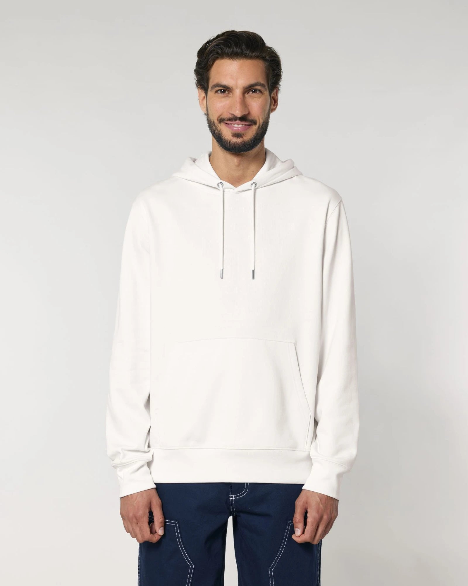 Hoodie biologisch katoen Stanley/Stella om te personaliseren - Gebroken wit