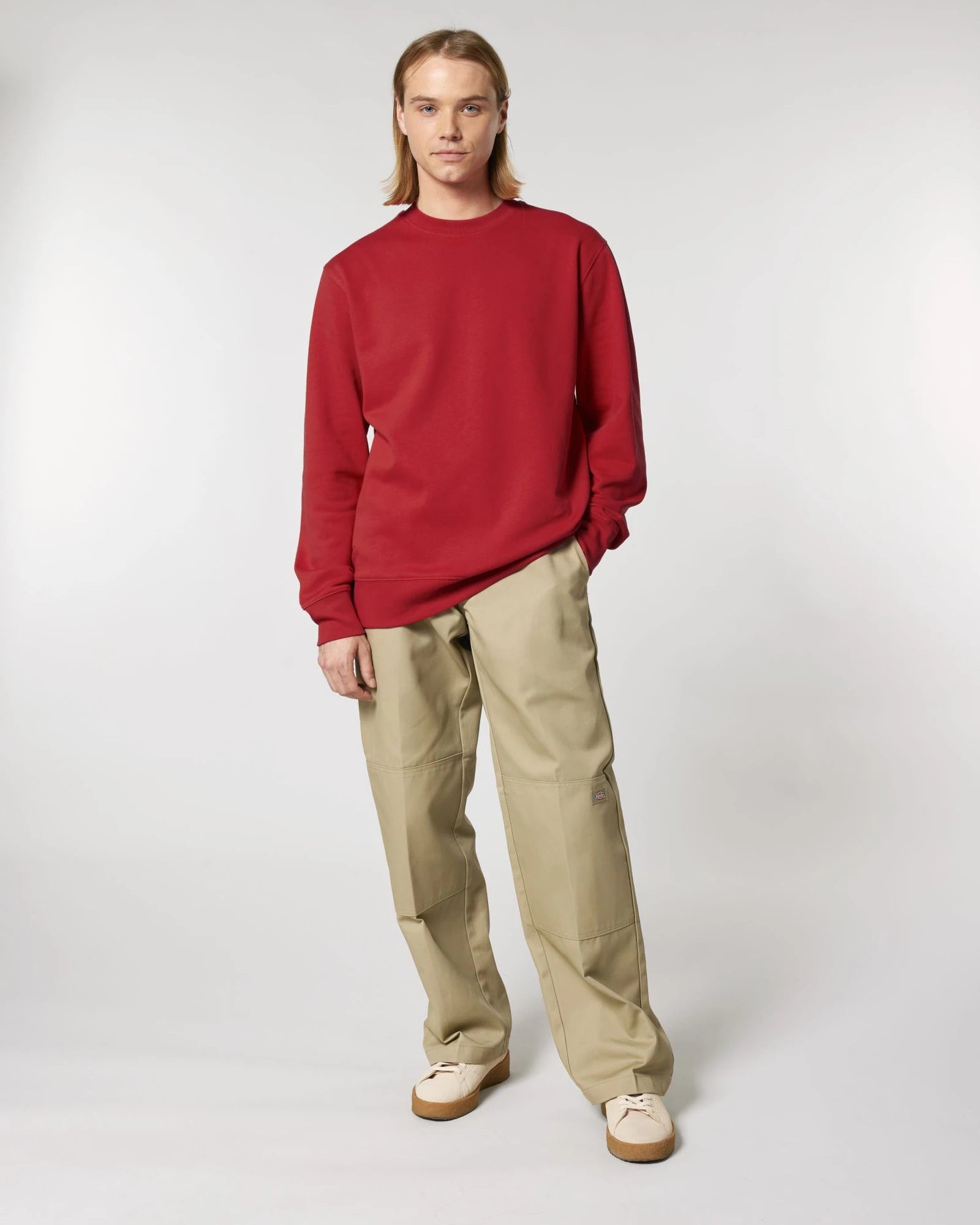 Sweater Stanley/Stella Changer 2.0 om te personaliseren - Rood
