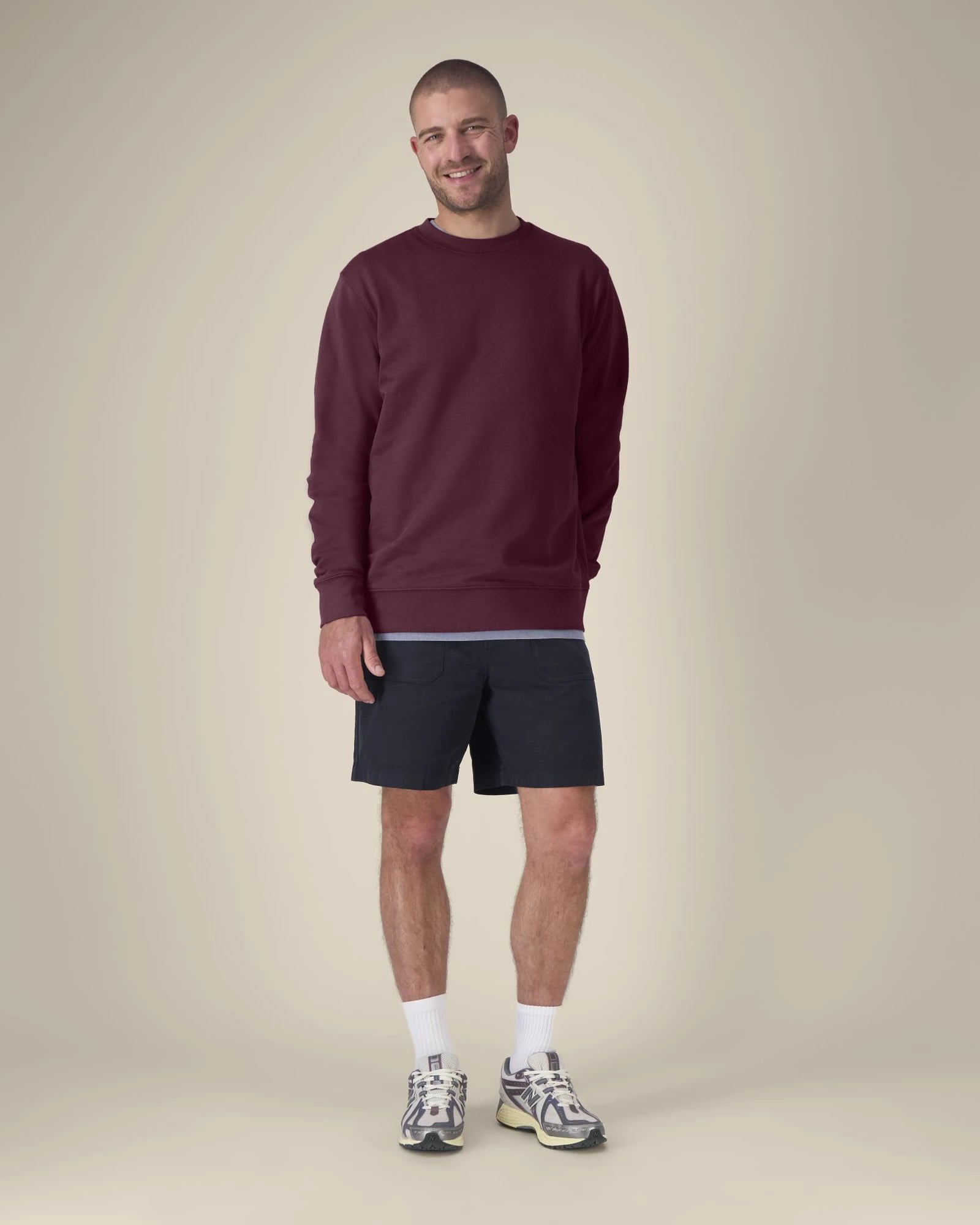 Sweater Stanley/Stella Changer 2.0 om te personaliseren - Diep Pruim