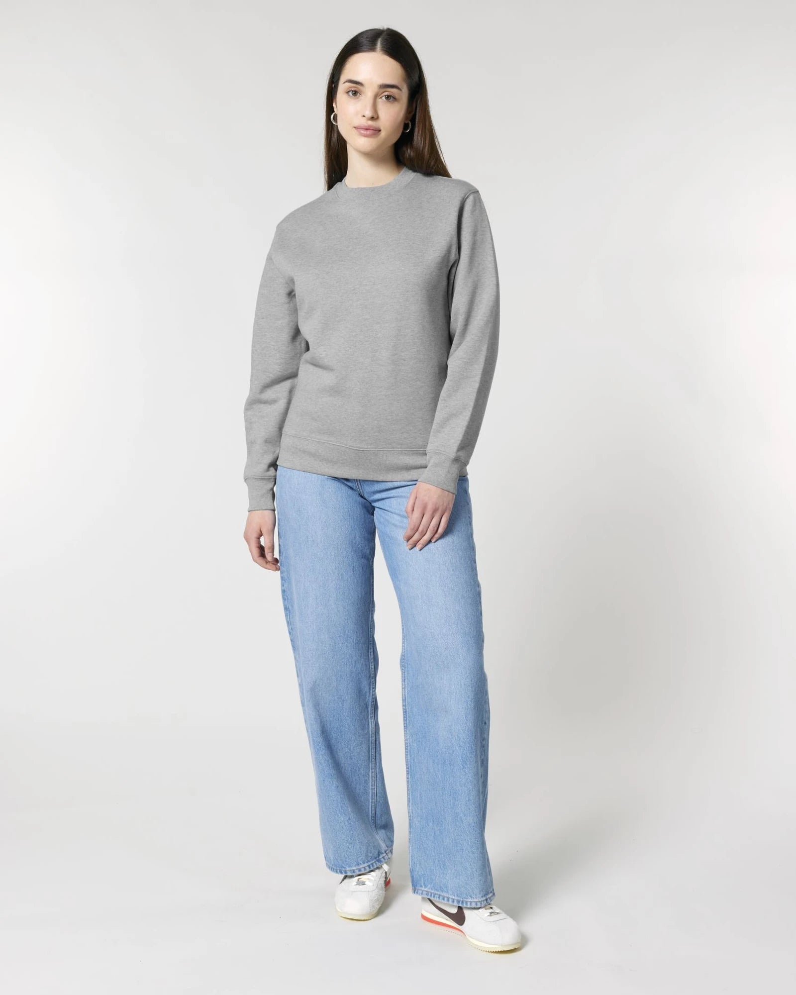 Sweater Stanley/Stella Changer 2.0 om te personaliseren - Gemêleerd grijs