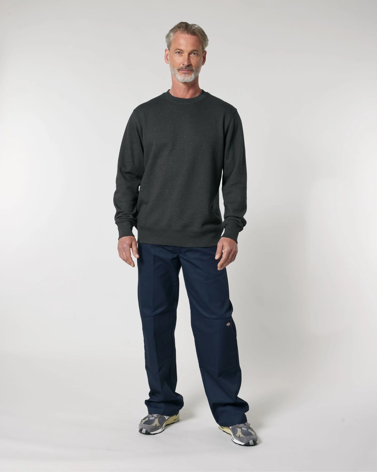 Sweater Stanley/Stella Changer 2.0 om te personaliseren - Donkergrijs gemêleerd