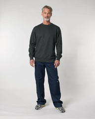 Sweater Stanley/Stella Changer 2.0 om te personaliseren - Donkergrijs gemêleerd