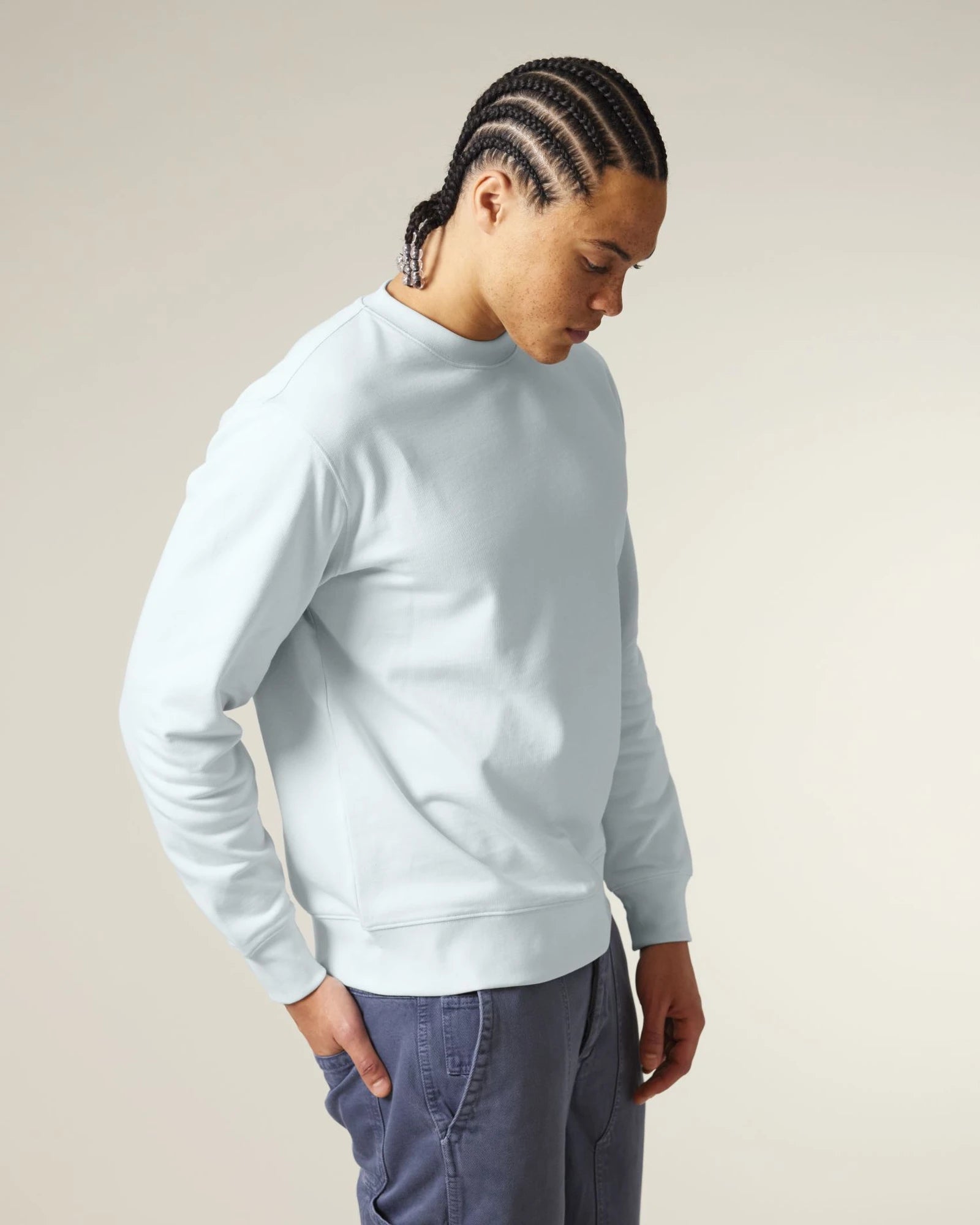 Sweater Stanley/Stella Changer 2.0 om te personaliseren - IJsblauw