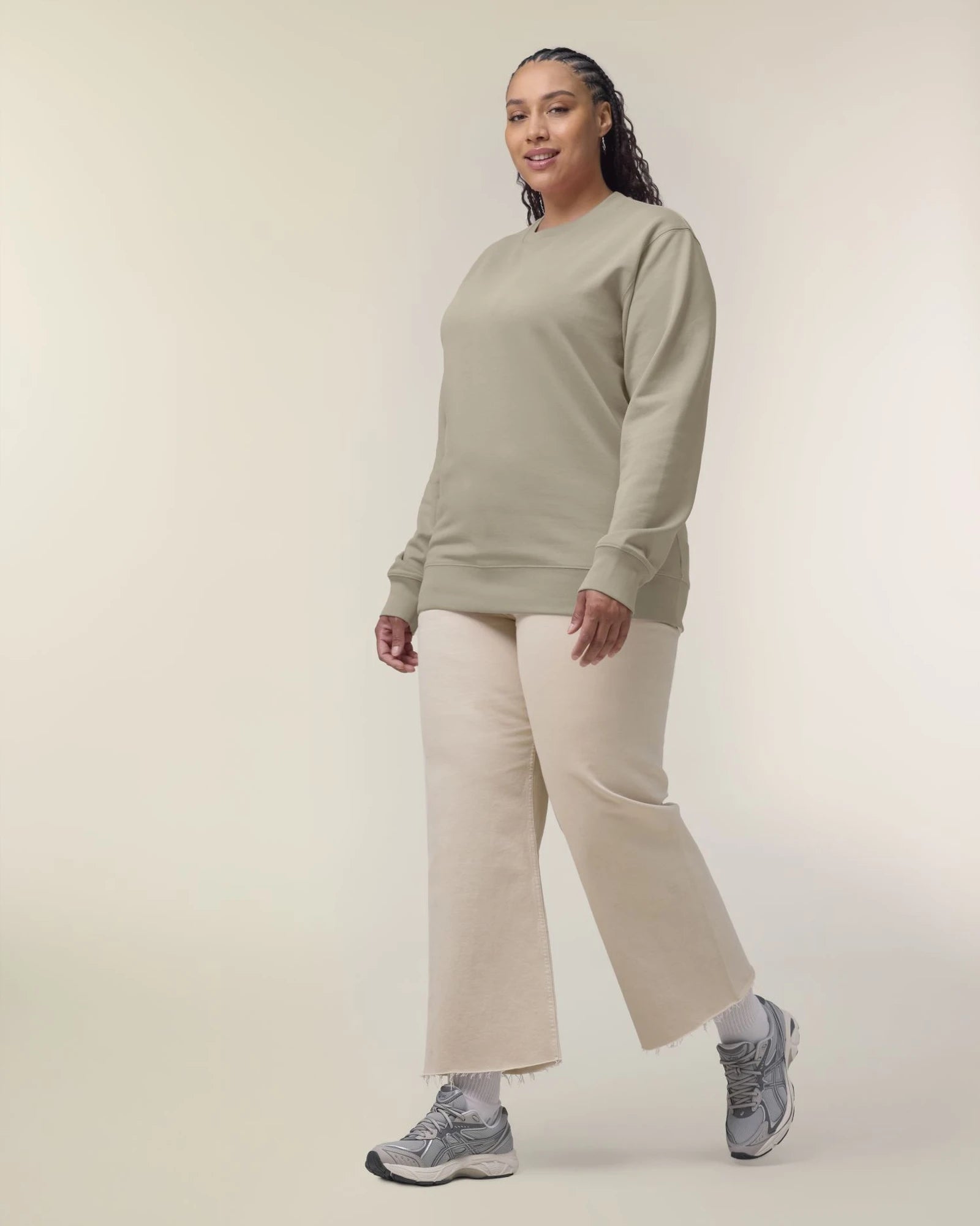 Sweater Stanley/Stella Changer 2.0 om te personaliseren - Steengrijs