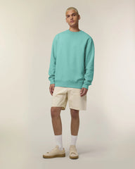 Sweater Stanley/Stella Changer 2.0 om te personaliseren - Poolblauw