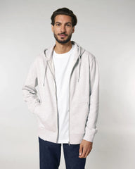 Hoodie bio-katoen Stanley/Stella om te personaliseren - Koel gemêleerd grijs