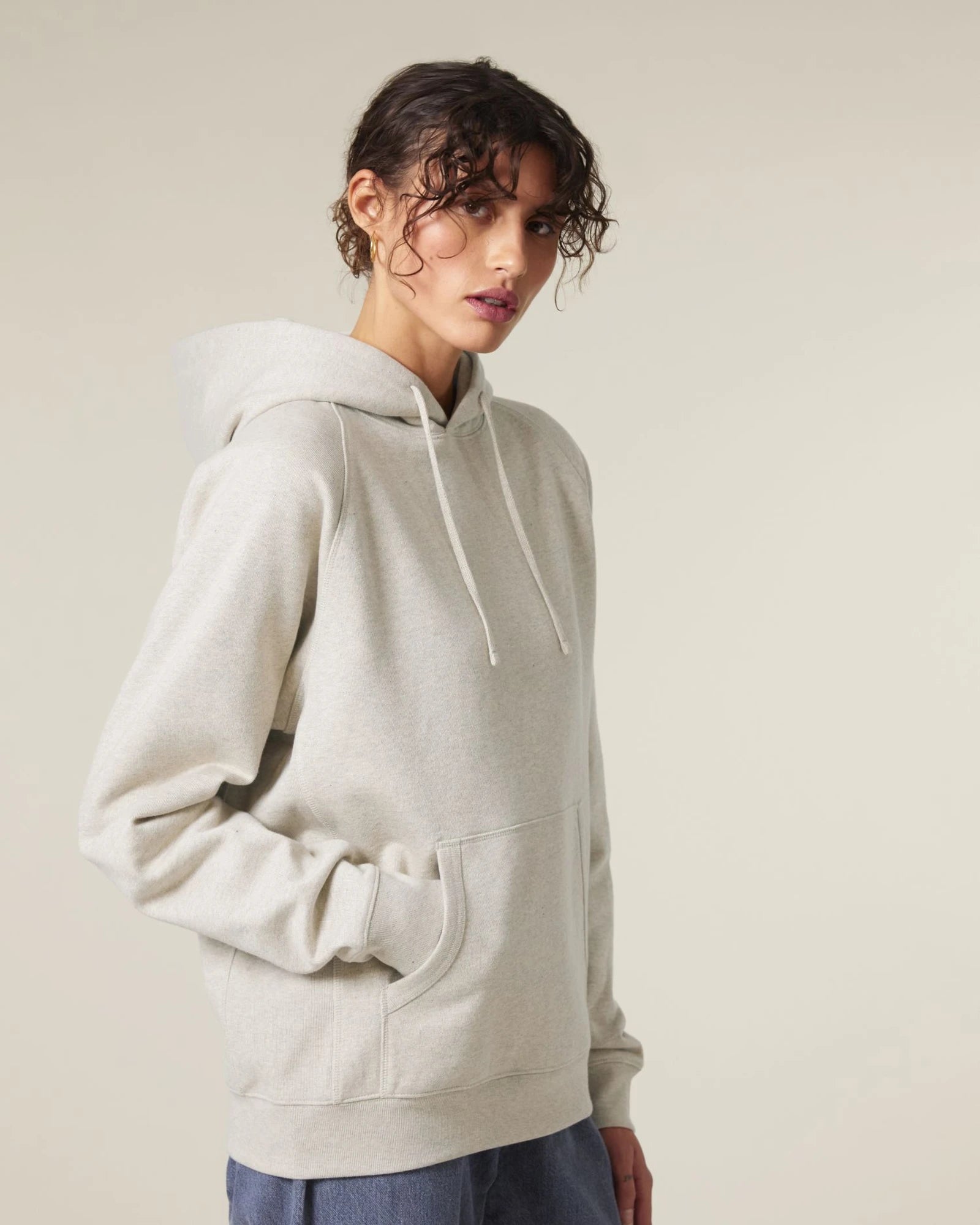 Hoodie unisex biologisch katoen om te personaliseren - Gemêleerd Grijs