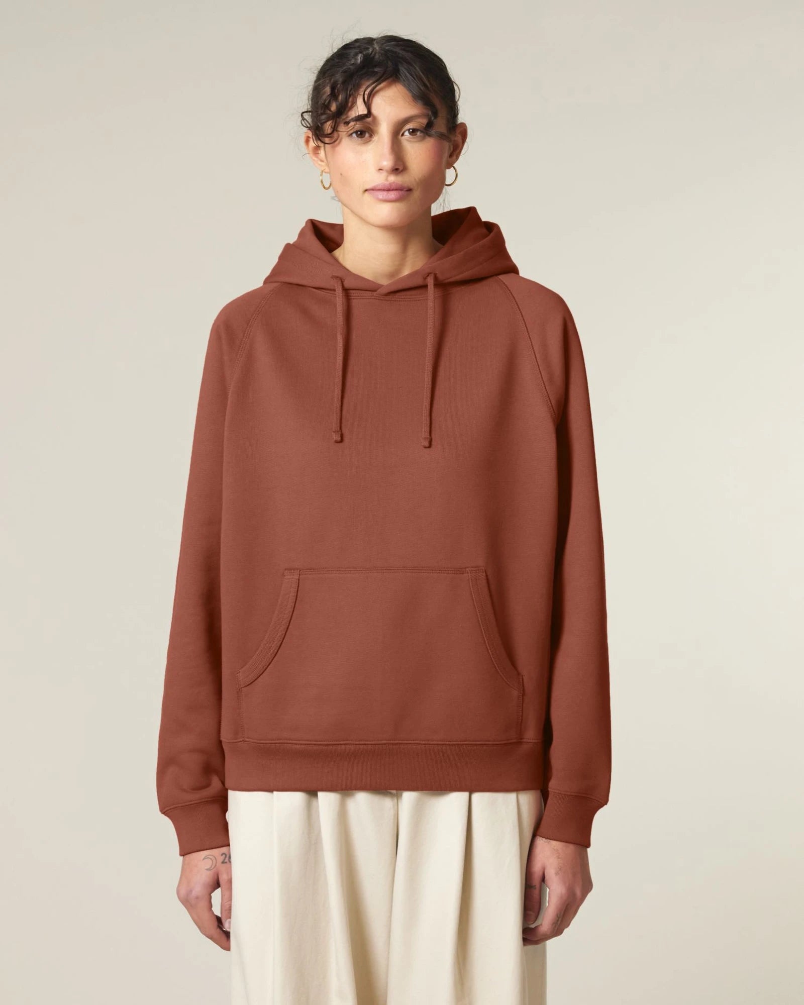 Hoodie unisex biologisch katoen om te personaliseren - 12