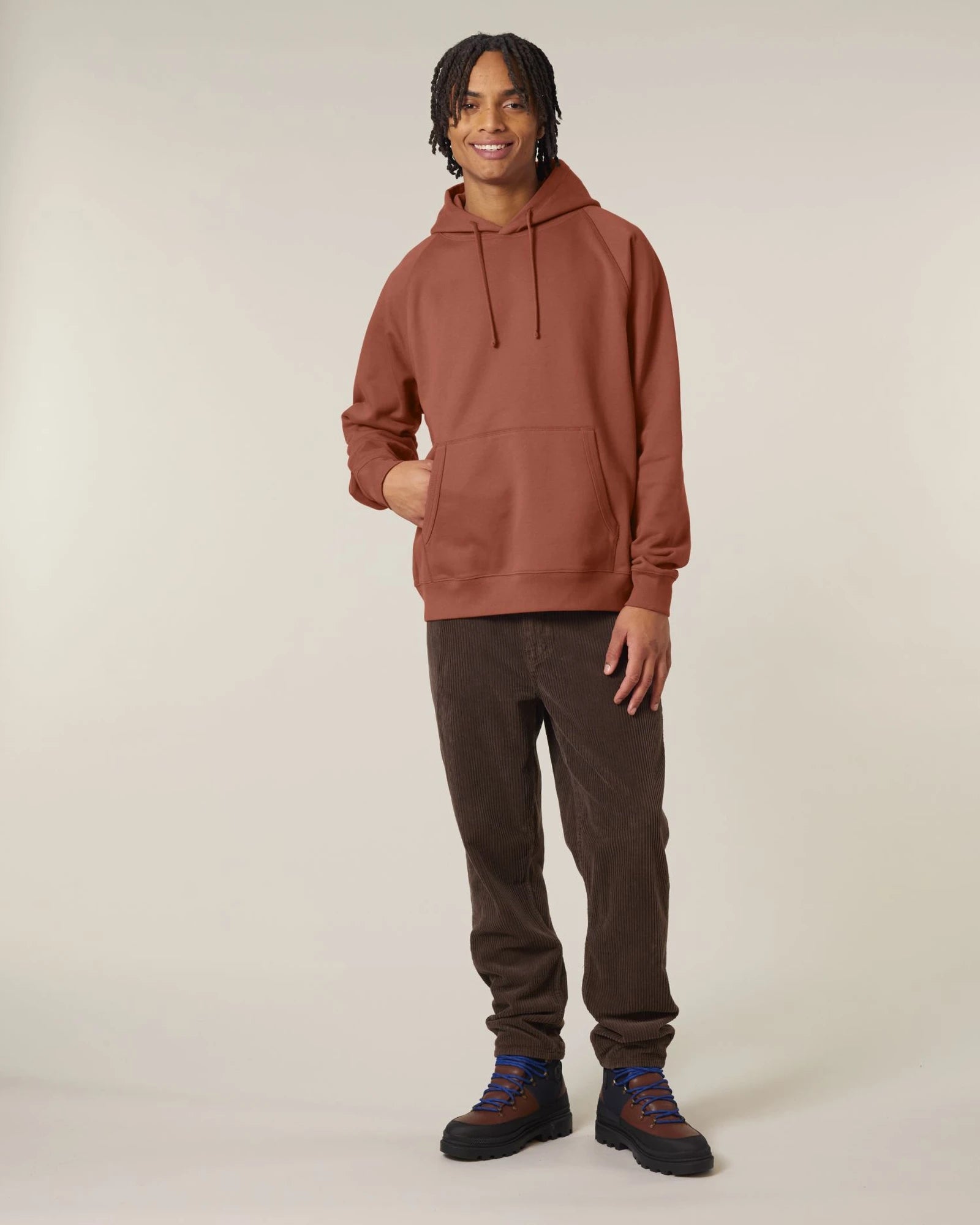 Hoodie unisex biologisch katoen om te personaliseren - Heritage bruin