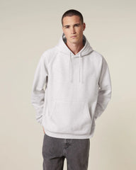 Hoodie unisex biologisch katoen om te personaliseren - Koel gemêleerd grijs