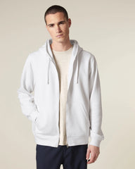 Hoodie met rits Stanley/Stella Mixer om te personaliseren - Wit