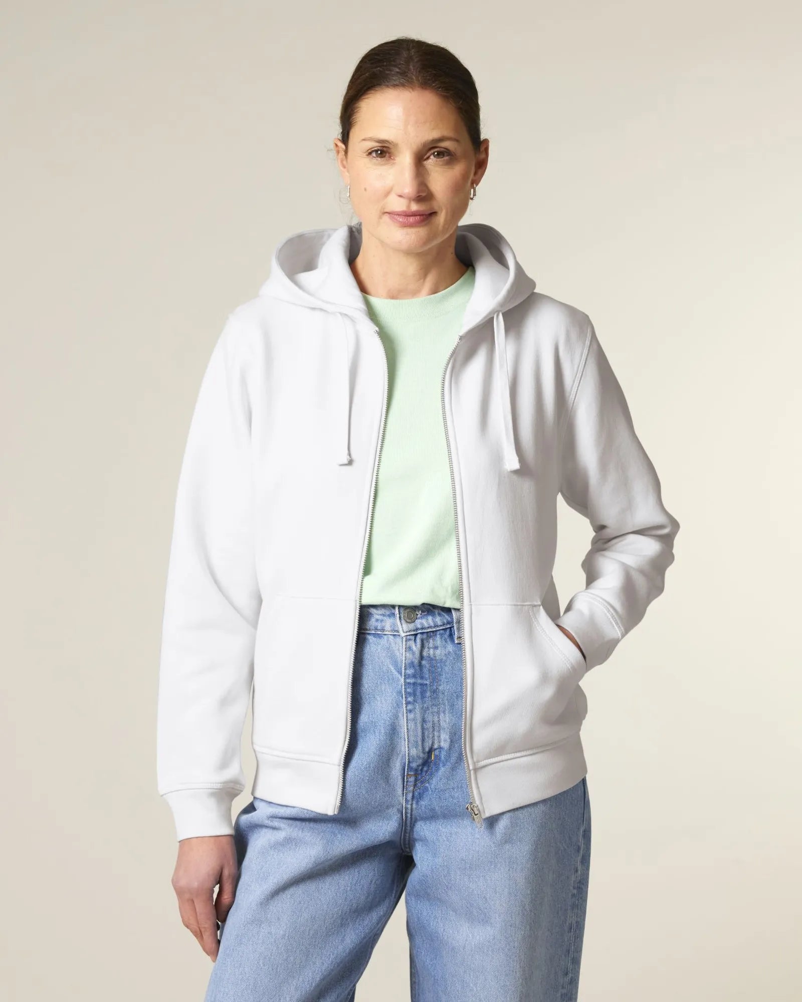 Hoodie met rits Stanley/Stella Mixer om te personaliseren - 5