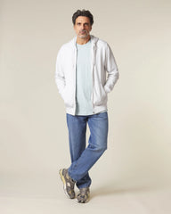 Hoodie zip Stanley/Stella Connector 2.0 om te personaliseren - Wit