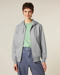 Hoodie zip Stanley/Stella Connector 2.0 om te personaliseren - Gemêleerd grijs