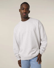 Sweater biologisch katoen om te personaliseren - Koel gemêleerd grijs