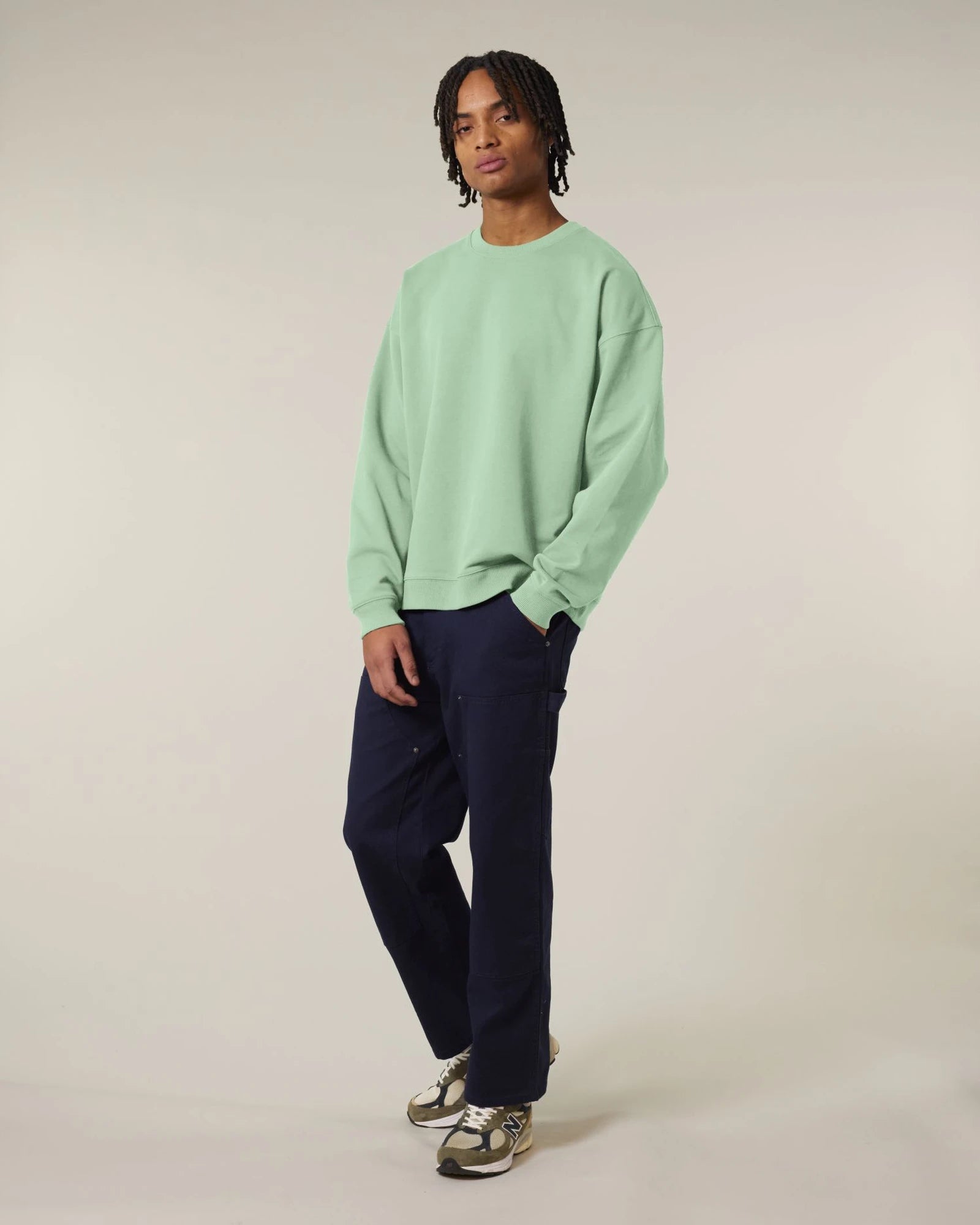 Sweater biologisch katoen om te personaliseren - Nevelig Jade