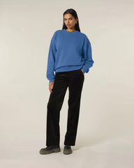 Sweater biologisch katoen om te personaliseren - Mindful Blue