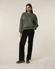 Sweater biologisch katoen om te personaliseren - Kaki