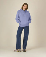 Hoodie bio-katoen Stanley/Stella om te personaliseren - Paars