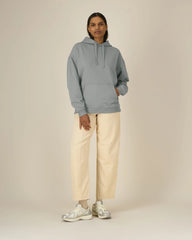 Hoodie bio-katoen Stanley/Stella om te personaliseren - Mistgrijs