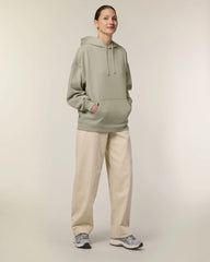 Hoodie bio-katoen Stanley/Stella om te personaliseren - Steengrijs