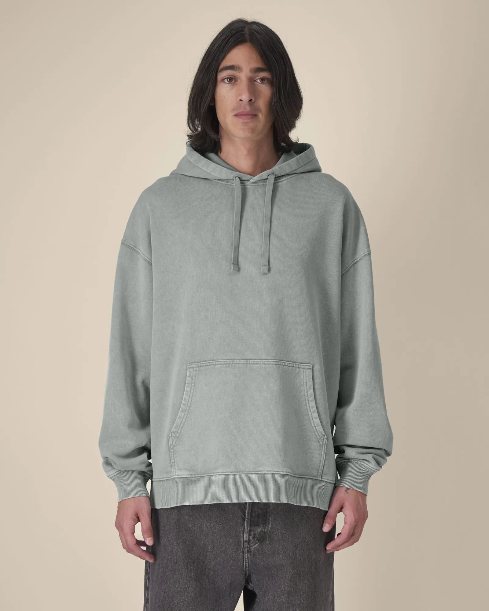 Hoodie oversized biologisch katoen om te personaliseren - 2