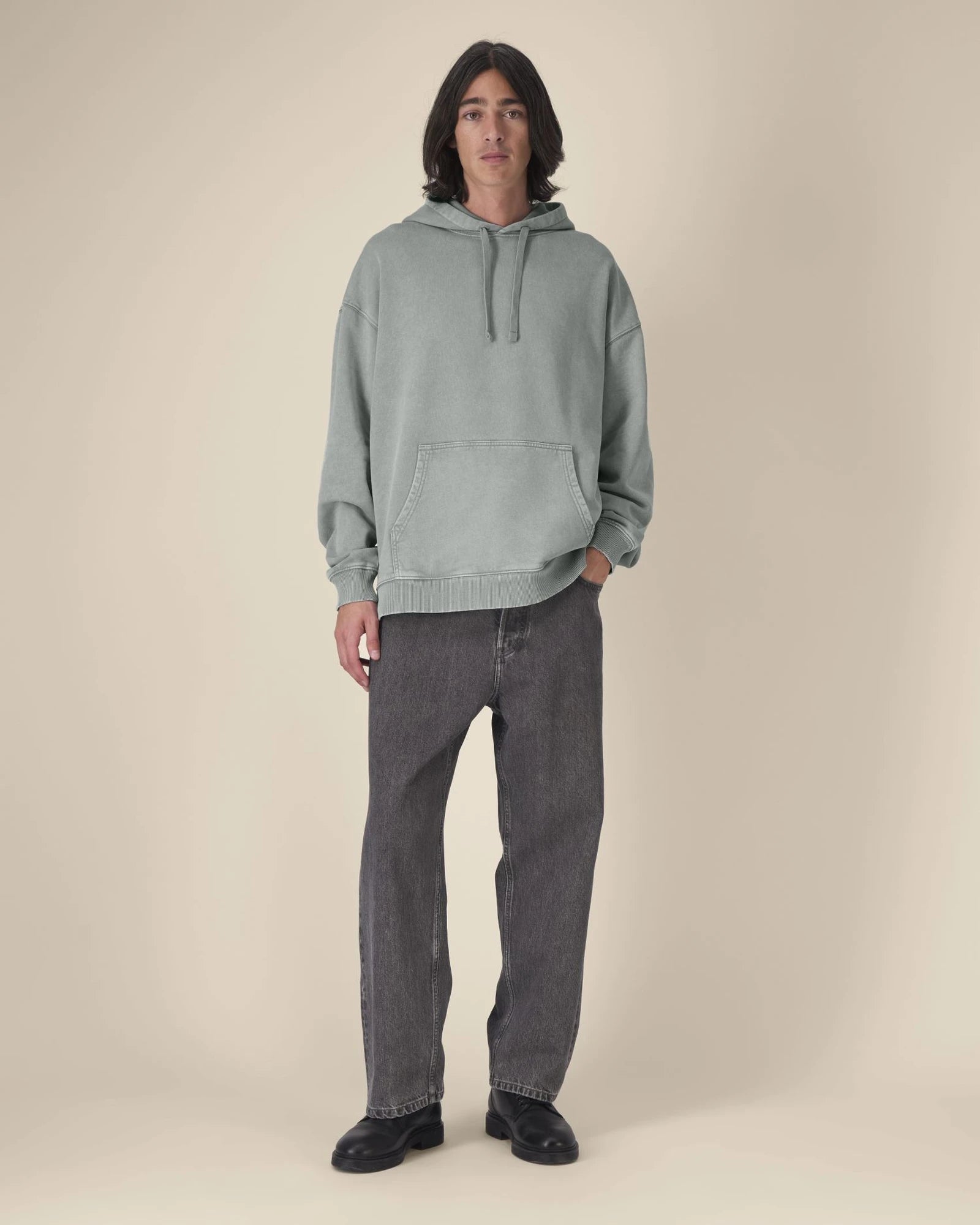 Hoodie oversized biologisch katoen om te personaliseren - 1