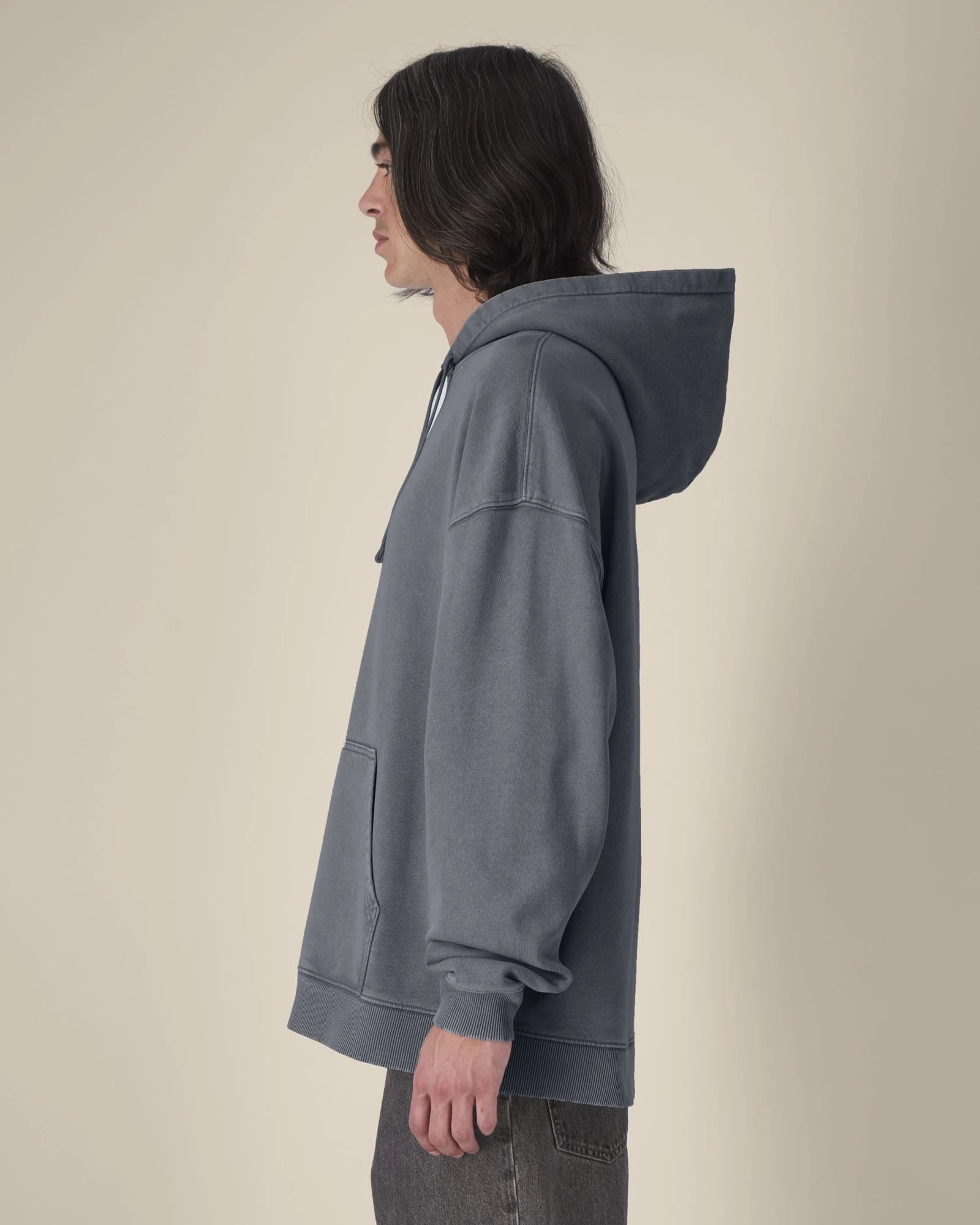 Hoodie oversized biologisch katoen om te personaliseren - 9