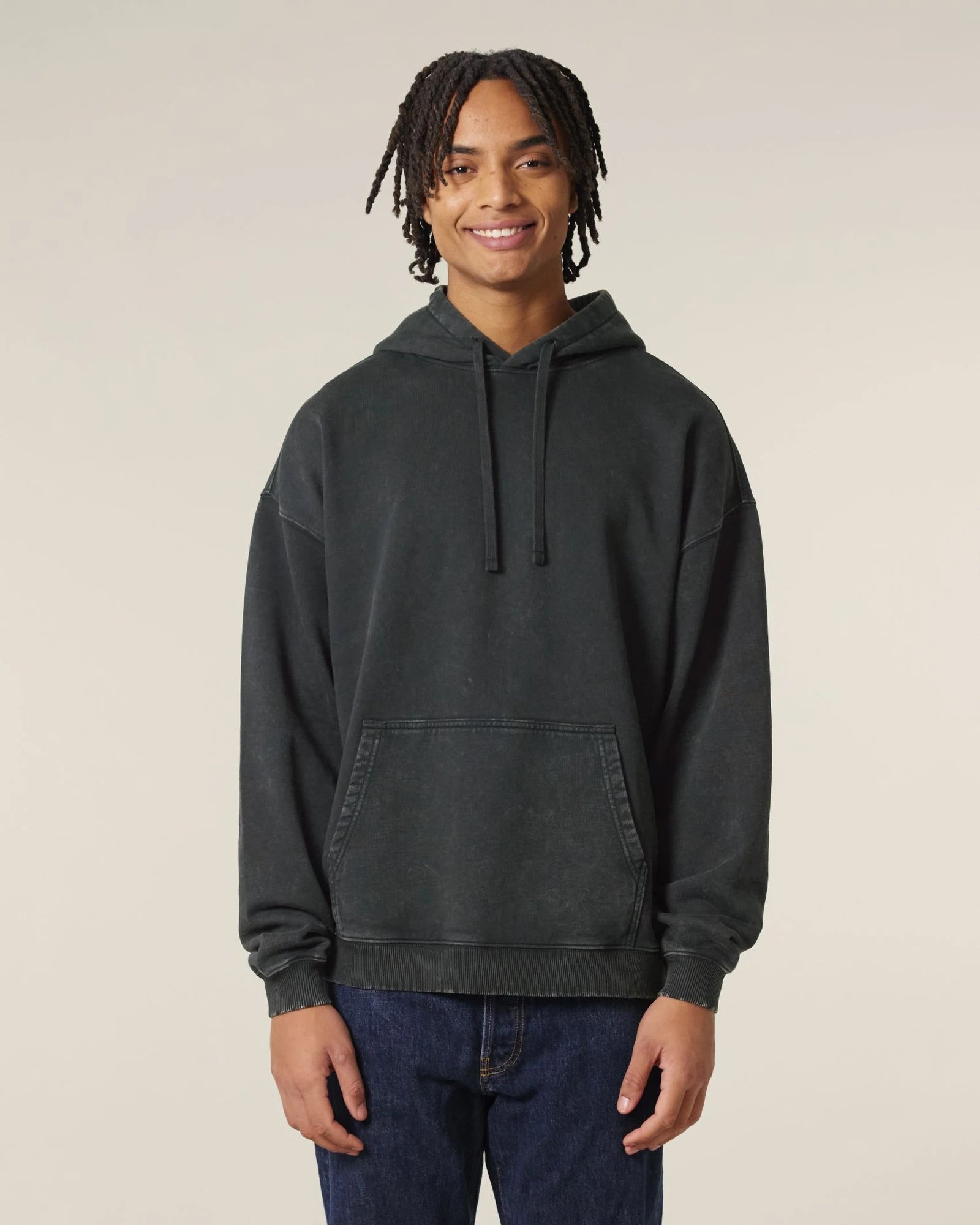 Hoodie oversized biologisch katoen om te personaliseren - 22
